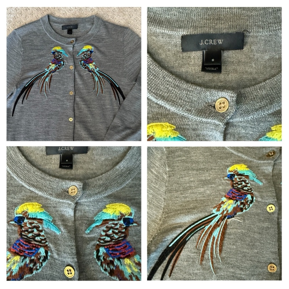 J. Crew Merino Wool Cardigan